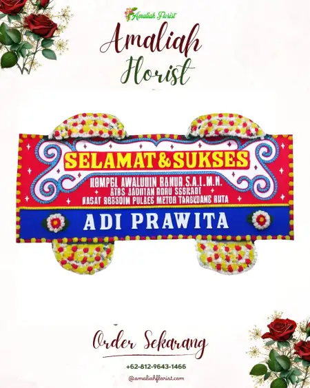 Papan Bunga Ucapan Selamat Hadimulyo Barat